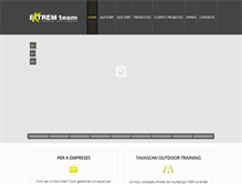 Tablet Screenshot of extremteam.com